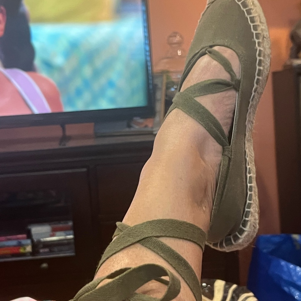 J.Crew lace up Espadrilles